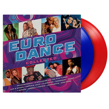 EURODANCE COLLECTED (TRANSLUCENT BLUE/TRANSLUCENT RED VINYL/2LP/180G) | VINYL RECORD (LP)