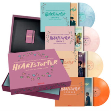 HEARTSTOPPER (OST) (LIMITED/BLUE/PINK/YELLOW & ORANGE MARBLE VINYL/180G/4LP) | VINYL RECORD (LP)