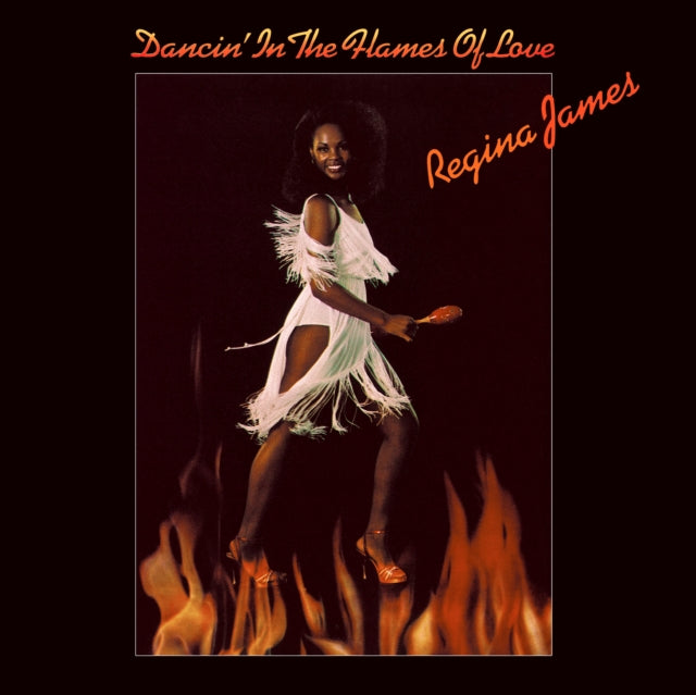 JAMES, REGINA | DANCIN' IN THE FLAMES OF LOVE (ORANGE VINYL) | VINYL RECORD (LP)