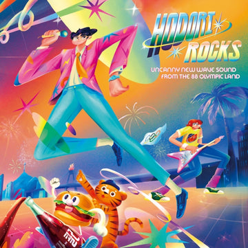 HODORI ROCKS: UNCANNY NEW WAVE SOUND FROM THE 88 OLYMPIC LAND (NEON PINK VINYL) | VINYL RECORD (LP)
