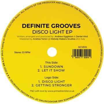 DISCO LIGHT (EP) | 12IN VINYL