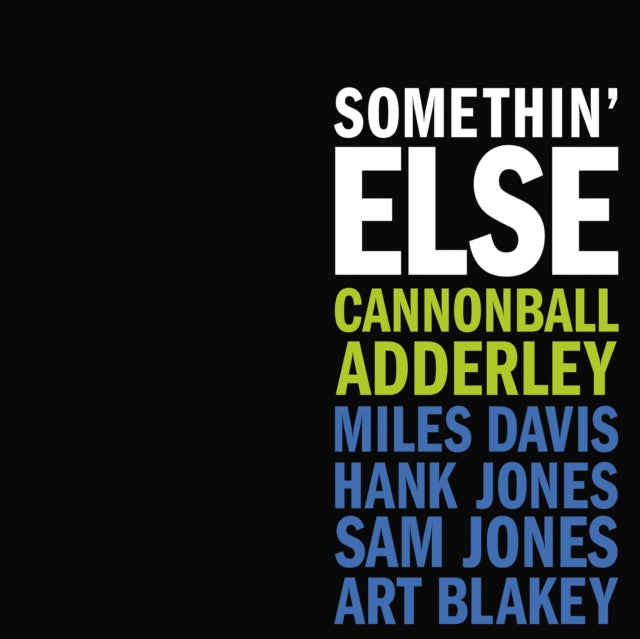 ADDERLEY, CANNONBALL | SOMETHIN ELSE | VINYL RECORD (LP)