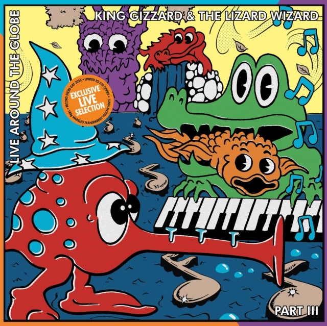 KING GIZZARD & THE LIZARD WIZARD | LIVE AROUND THE GLOBE: PART III | VINYL RECORD (LP)