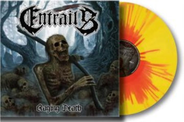 RAGING DEATH (SUNBURST YELLOW/RED VINYL) | VINYL RECORD (LP)