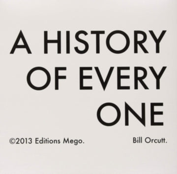 ORCUTT, BILL | HISTORY OF EVERY ONE | VINYL RECORD (LP)