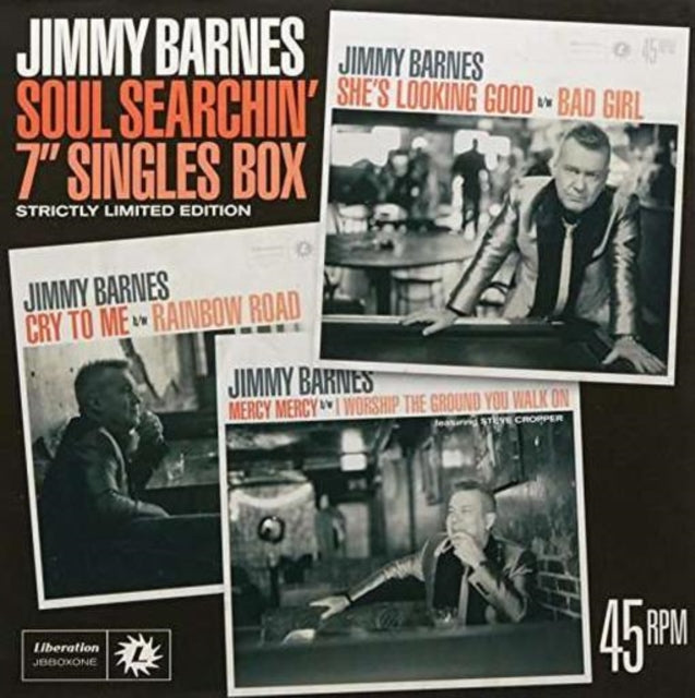 BARNES, JIMMY | SOUL SEARCHIN (3-7INCH SINGLES BOX) | 7IN VINYL