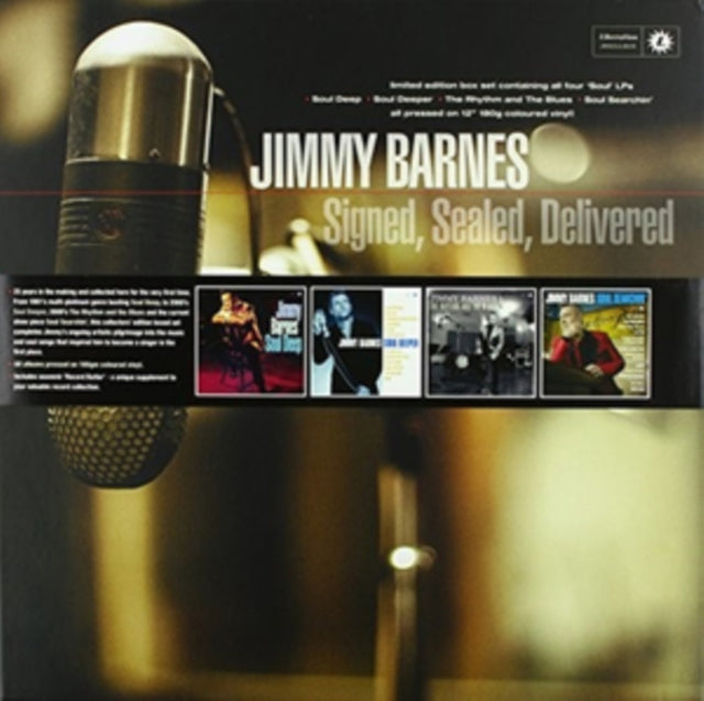 BARNES, JIMMY | SIGNED SEALED DELIVERED (LIMITED EDITION DELUXE/COLOUR VINYL BOX SET) | VINYL RECORD (LP)