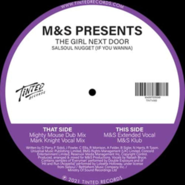 M&S PRESENTS THE GIRL NEXT DOOR | SALSOUL NUGGET (20TH ANNIVERSARY REMIXES) | 12IN VINYL