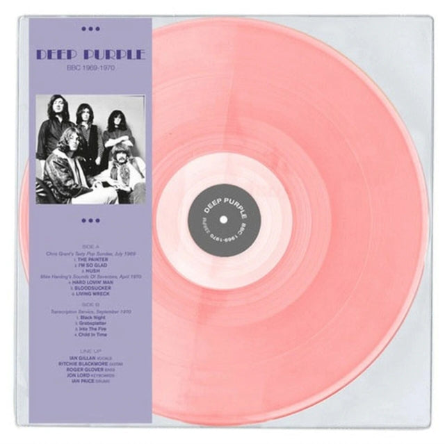 DEEP PURPLE | BBC 1969-1970 - COLORED LIGHT PINK VINYL LTD.ED. | VINYL RECORD (LP)