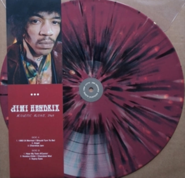 HENDRIX, JIMI | ACOUSTIC ALONE. 1968 (ORANGE / GOLD SPLATTER VINYL) | VINYL RECORD (LP)